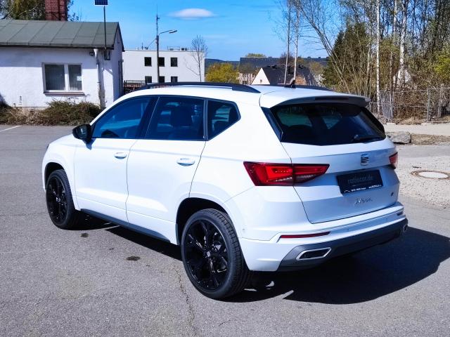 Seat ATECA FR BLACK EDITION 1.5 TSI DSG, CO2-Klasse: E, AHK NAVI SHZ Bildbeschreibung: Seat ATECA FR BLACK EDITION 1.5 TSI DSG, CO2-Klasse: E, AHK NAVI SHZ