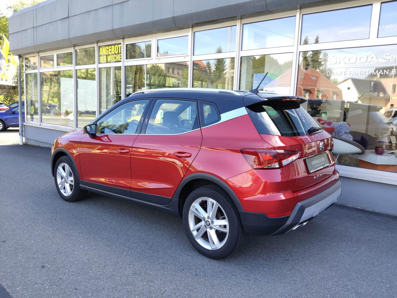 Seat ARONA FR 1.0 TSI DSG SCHECKHEFTGEPFL. SITZH. EPH Bildbeschreibung: Seat ARONA FR 1.0 TSI DSG SCHECKHEFTGEPFL. SITZH. EPH